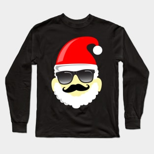 'Santa Claus Face' Hilarous Santa Gift Long Sleeve T-Shirt